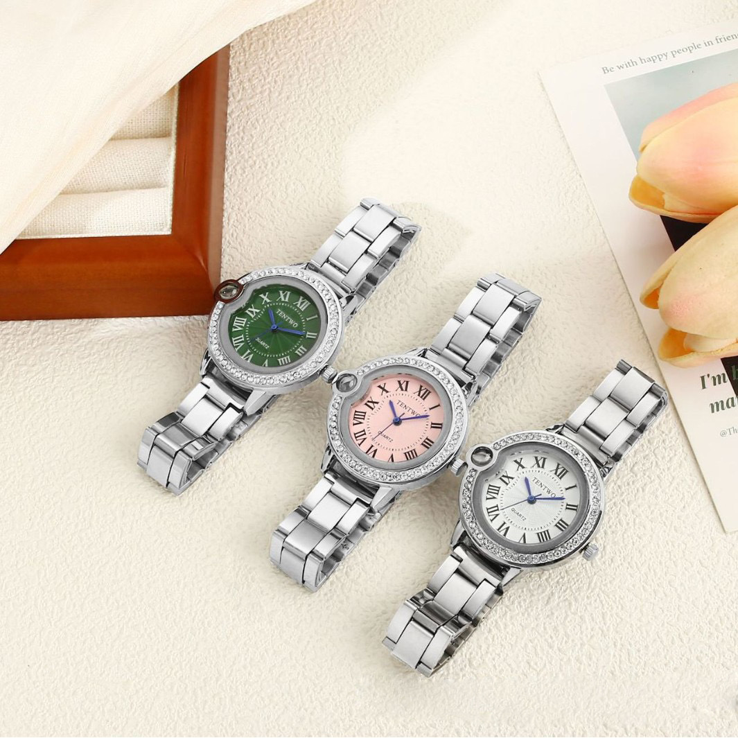 Cross-Border Foreign Trade Confession Balloon Women's Watch High-Value Diamond-Encrusted Light Luxury Fashion Temperament Quartz Watch Solid Watch