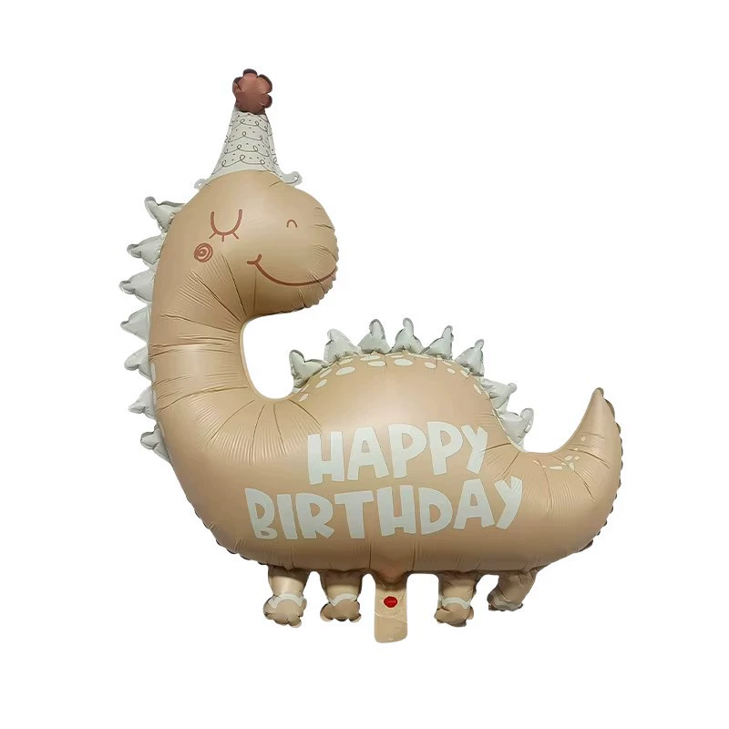 Retro matte dinosaur, balloon, evening dress, Amazon