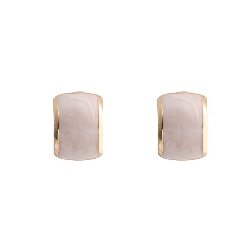 Japanese and Korean version of simple, compact retro earrings, fashionable and temperamental Internet celebrity earrings S925 silver needle women's earrings wholesale