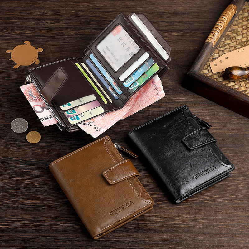 Short retro wallet