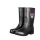 Warrior rain boots 809 men's mid-high tube construction rubber shoes work rain boots non-slip protective men's overshoes water shoes