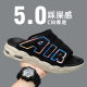 Trendy Men's Summer New Cross-Border Large-Size Air-Cushion Outdoor Slip-On Sandals with a Comfortable Stepping Feel, Trendy Beach Slippers
