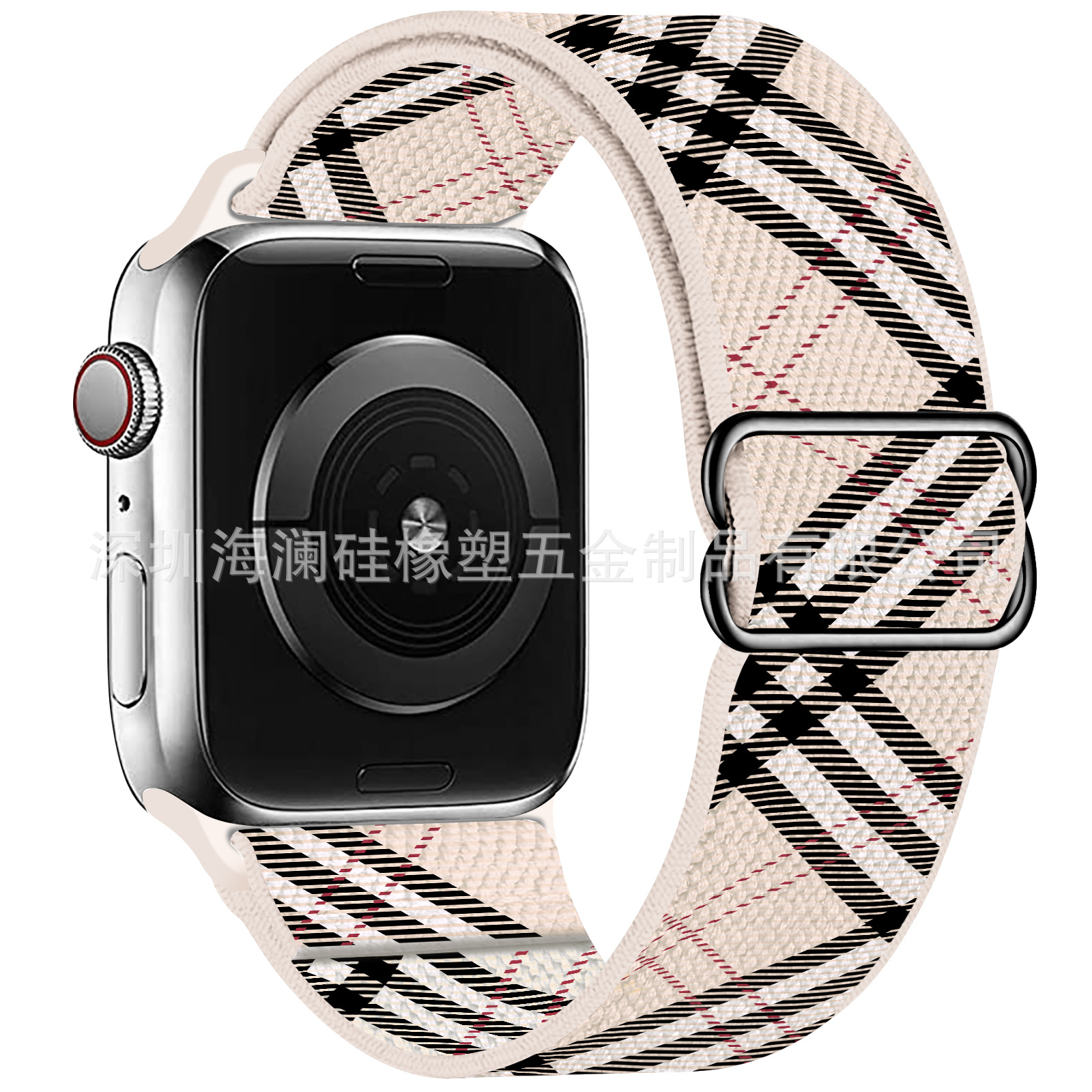 Adecuado para Apple correa de reloj iwatch8 Apple correa de reloj hebilla elástica correa de reloj de nylon