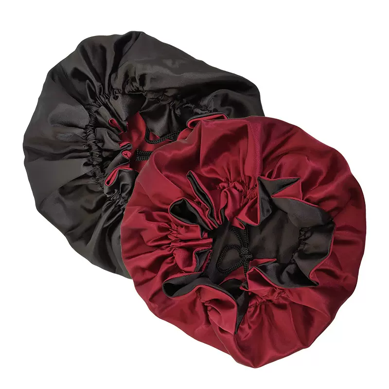 欧美风格 韩版儿童睡帽帽子 双层双色 化疗帽 护发帽防掉发睡觉用