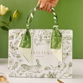 2024新款4粒6粒80克100g大广式月饼包装盒礼盒创意手提蛋黄酥盒子