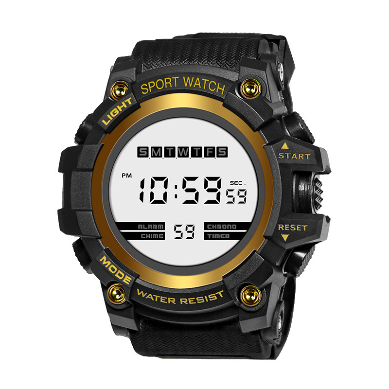 화이트 플레이트-골드