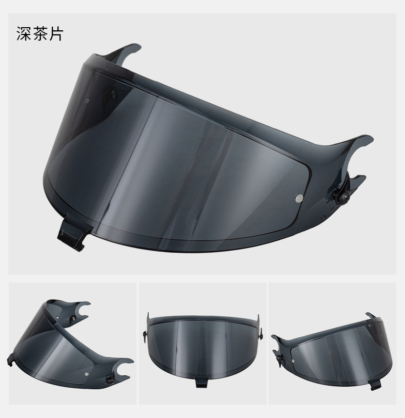 Motorcycle Helmet Spartan Gt Lens Compatible with Spartan Gt-Pro/Spartan-Rs Accessory Lenses