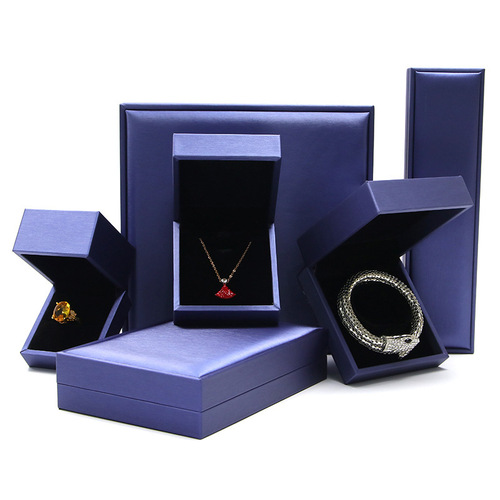 Polished PU Leather Jewelry Box for Rings, Bracelets, Accessory Storage, Decorative Packaging Box for Earrings, Necklaces, and Jewelry Bracelets