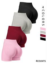 W 59437 High Waist Yoga Shorts �����٤��ѝ �羳�W��