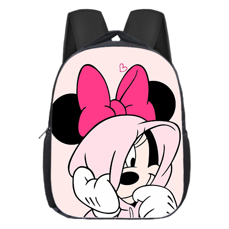 Mochila escolar popular de Mickey para niños, mochila de jardín de infantes, dibujos animados, linda, versátil, para estudiantes de primaria, mochila de gran capacidad, ligera