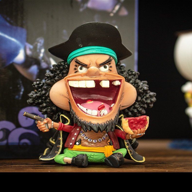 Animación hecha a mano de un conjunto completo de Luffy Sauron, la gran emperatriz Jobais muñeca muñeca hecha a mano adornos