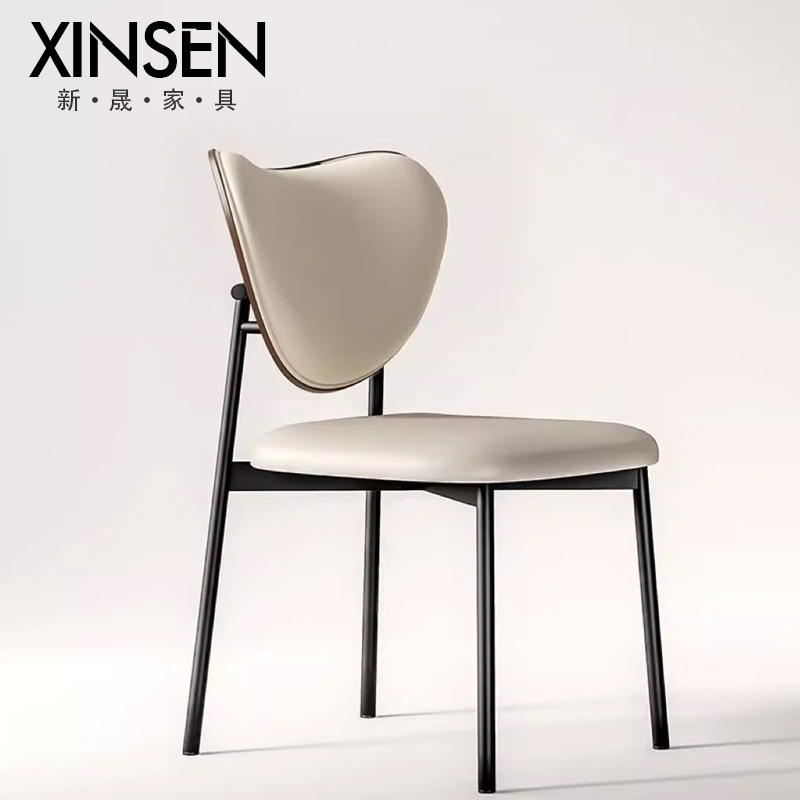 Dining Chair Modern Minimalist Dining Table Chair Restaurant Chair Home Back Chair Hotel Cafe Reception Negotiation Chair