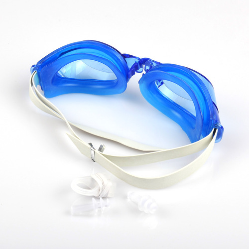 Swimming Standby Swimming Goggles Swimming Goggles Earplugs Nose Clip Swimming Goggles Three-piece Set 50g