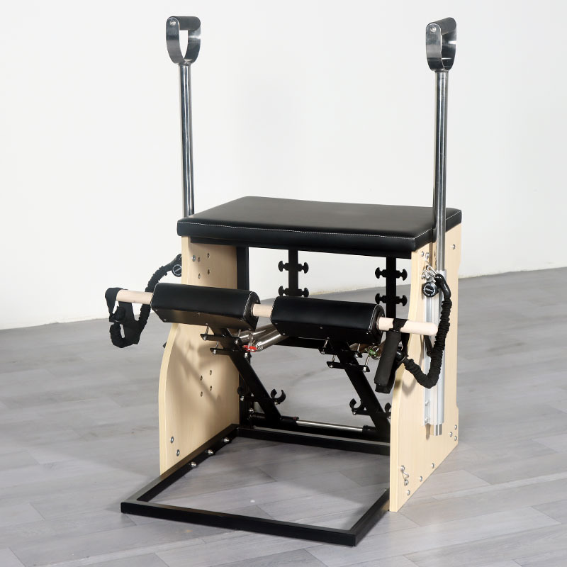 Barril de pilates, silla de pedal estable, gimnasio de yoga, dispositivo de fitness, corrección de la columna vertebral en forma doméstica, barril de escalera