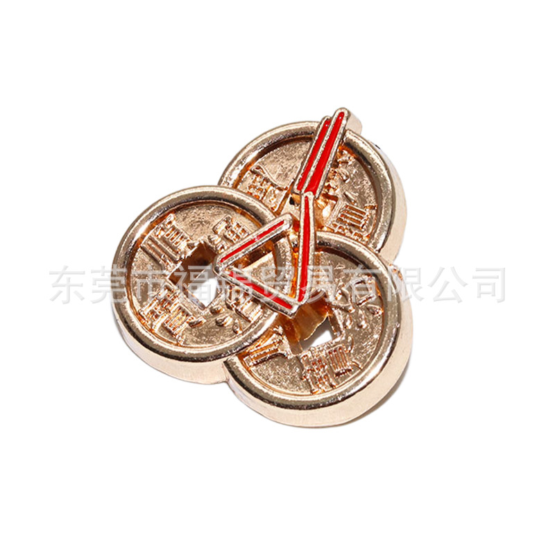 Nuevos accesorios de zapatos de hormigón, botones de zapatos de fruta metálica, accesorios de zapatos de flores del centro comercial