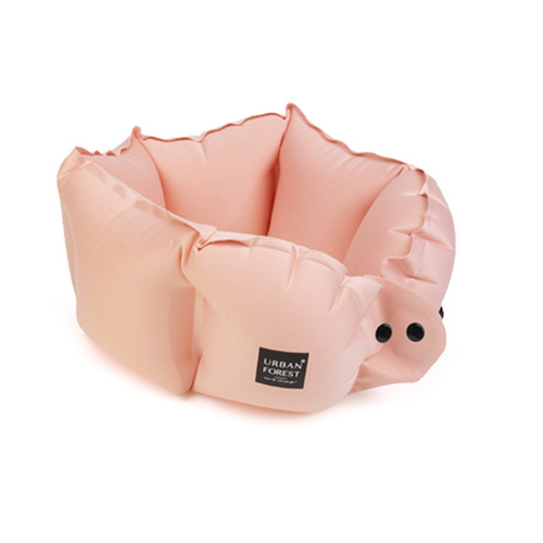 TPU air bag milk silk cervical pillow creative travel portable press inflatable neck pillow gift U-shaped pillow