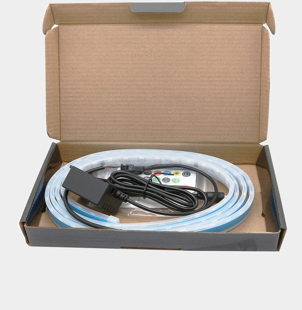 Hot-Selling Modified Daytime Running Light Hood Light Led Car Super Bright Light Guide Strip Colorful Hood Ambient Light