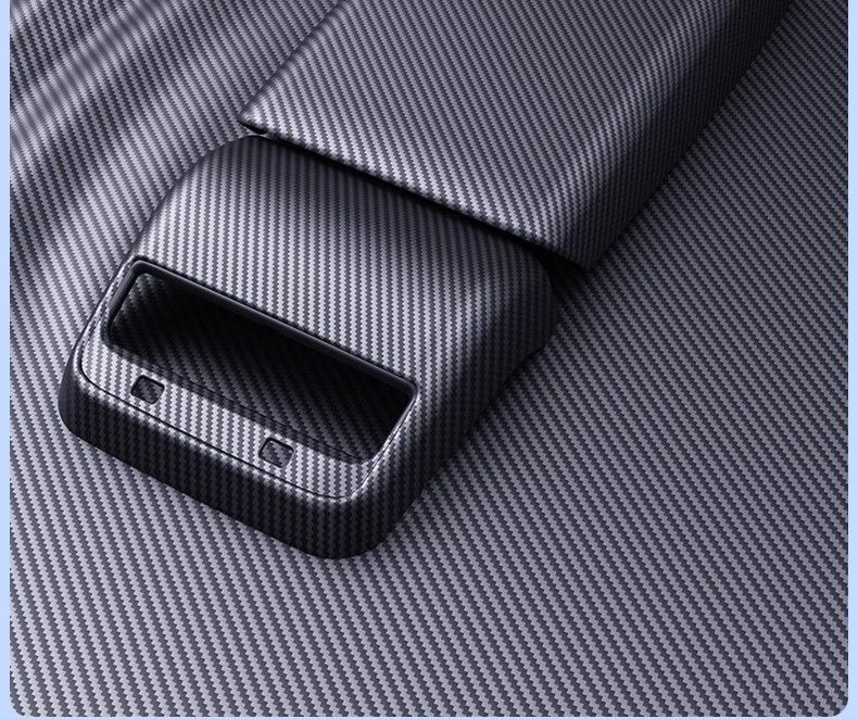 Suitable for Tesla Armrest Box Cover Model 3/Y Rear Air Outlet Protective Cover Carbon Fiber Ya Interior Modification Accessories