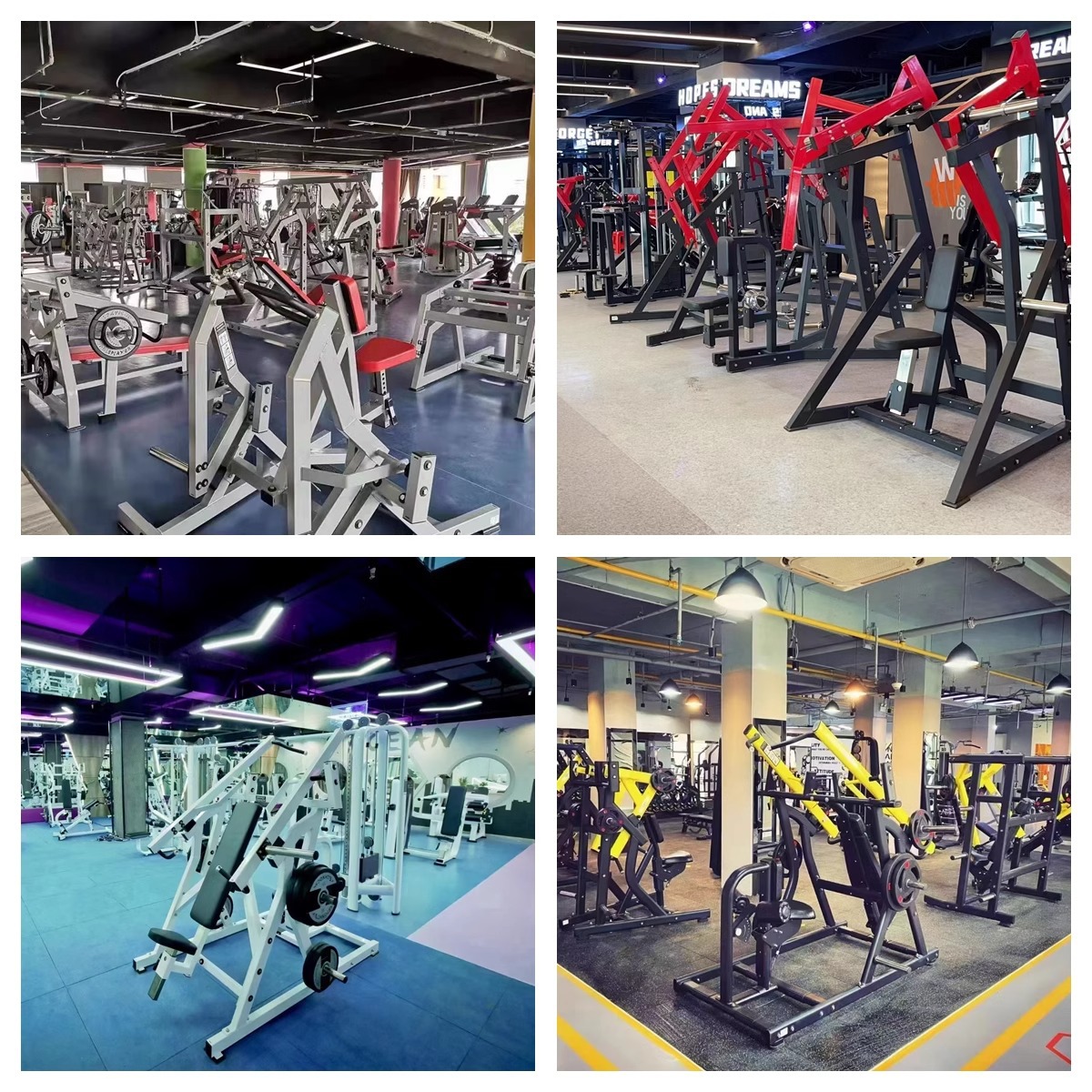 Equipo de ejercicios comerciales tipo transferencia de empuje de pecho alto abajo entrenamiento espalda hombro cadera pierna equipo de ejercicios Hummer especial