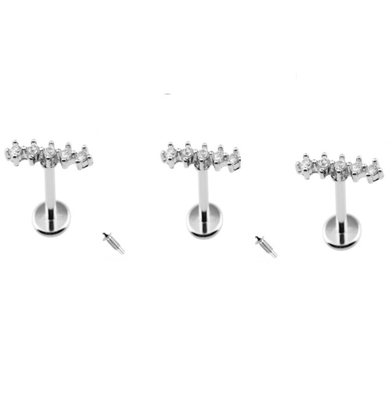 Geometric white jewelry