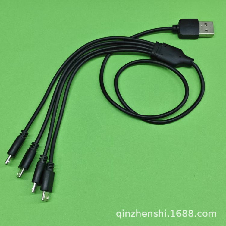 4-in-1 USB to Type-C Data Cable with 4 Android Connectors for Charging and Data Transfer 4-in-1 USB to Type-C Data Cable with 4 Android Connectors for Charging and Data Transfer