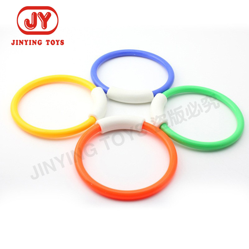 Amazon suministro de color anillo de buceo de verano juguetes de buceo piscina juguetes de agua para niños fábrica al por mayor