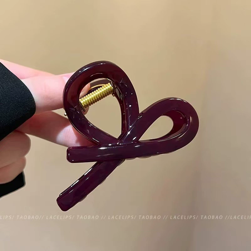 Пластина из акрила quality кривок пальт, большой зажим для волос, акула, аксессуар для волос, Южная Корея, простой и элегантный дизайн, оптовый