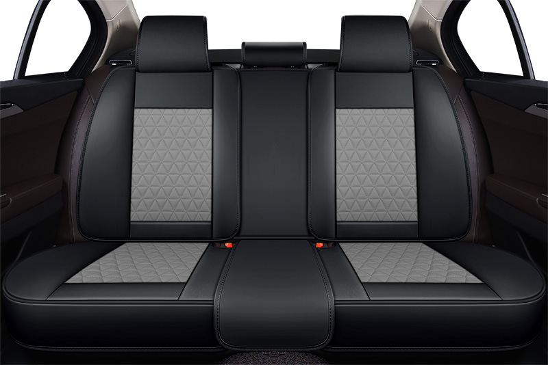 Cross-Border E-Commerce Foreign Trade Full Leather Fixed Lumbar Support Car Seat Cushion for All Seasons, Five-Seater Car Cushion Wholesale