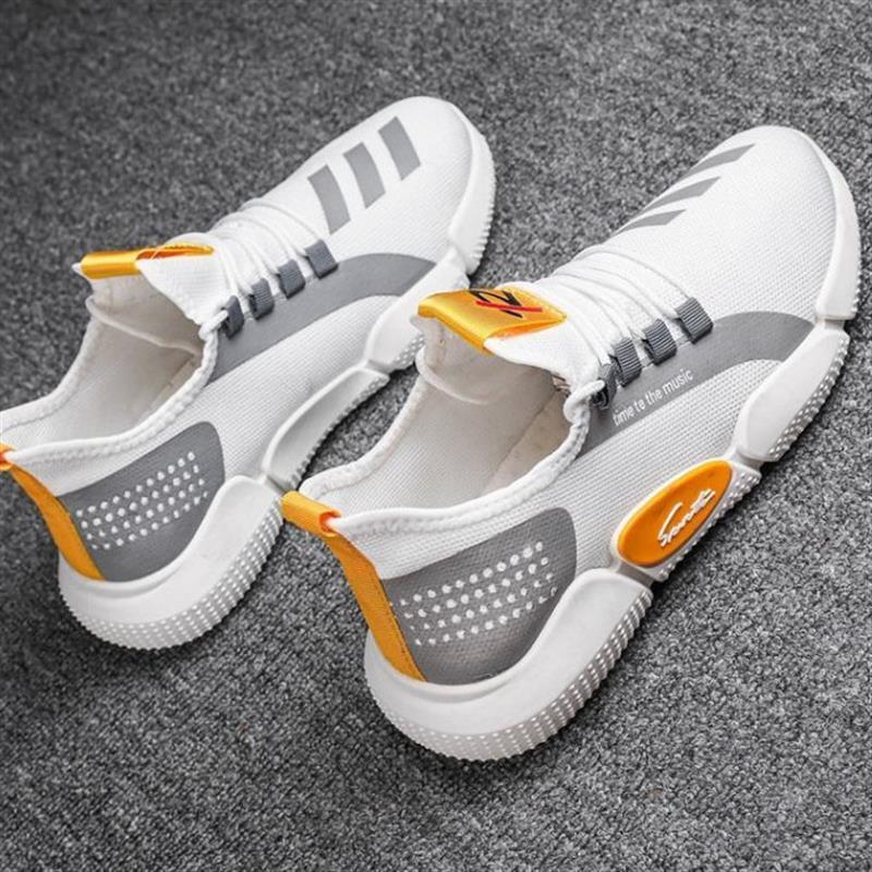 Men's Shoes Summer Breathable 2020 New Korean Style Trendyy Versatile Mesh Shoes Men's Sports and Leisure Sneakers Men's Running Shoes