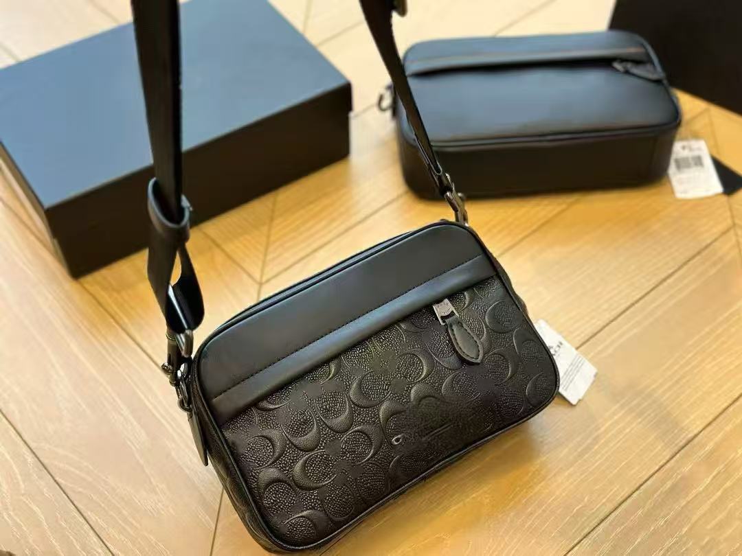 Bolso para cámara para hombre y mujer, material de PVC, bolso cruzado informal para viaje, bolso de mensajero, bolso versátil para teléfono para ir al trabajo, 22x15x5