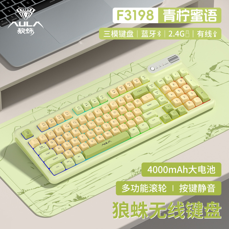 98タイピングタランチュラFキーボードマウスセット有線オフィス3198 bluetooth無線手触り機械三型軽音|undefined