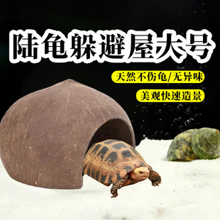 Tortoise Shelter House Large Special Ecological House Large Platform Rest Breathable High-End Landscape House Landscaping