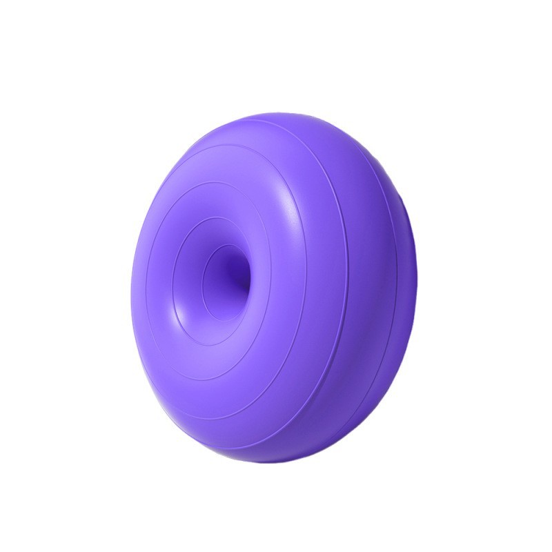 Yoga pvc a prueba de explosiones gruesas bolas de manzana deportes para adultos fitness neumáticos equipo para el hogar donut pilates