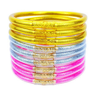 ���R�d���u PVC���z�ܽ�����C Jelly bangles �֭h�羳9��һ�M