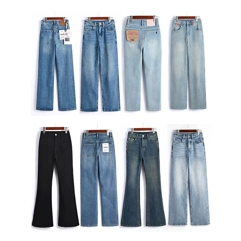 Брендовая скидка, женская одежда, десять или три линии, женские поставки из первых рук, Оптовые высококачественные джинсы, живые физические поставки из первых рук