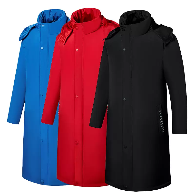 冬季防风抗寒保暖棉大衣男女户外运动训练加绒棉服外套长款厚棉袄