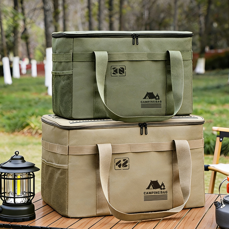 Equipos de campamento al aire libre bolsa de almacenamiento cocinera cubiertos bolsas de artículos bolsas portátiles de gran capacidad bolsa táctica bolsa de almuerzo de automóvil