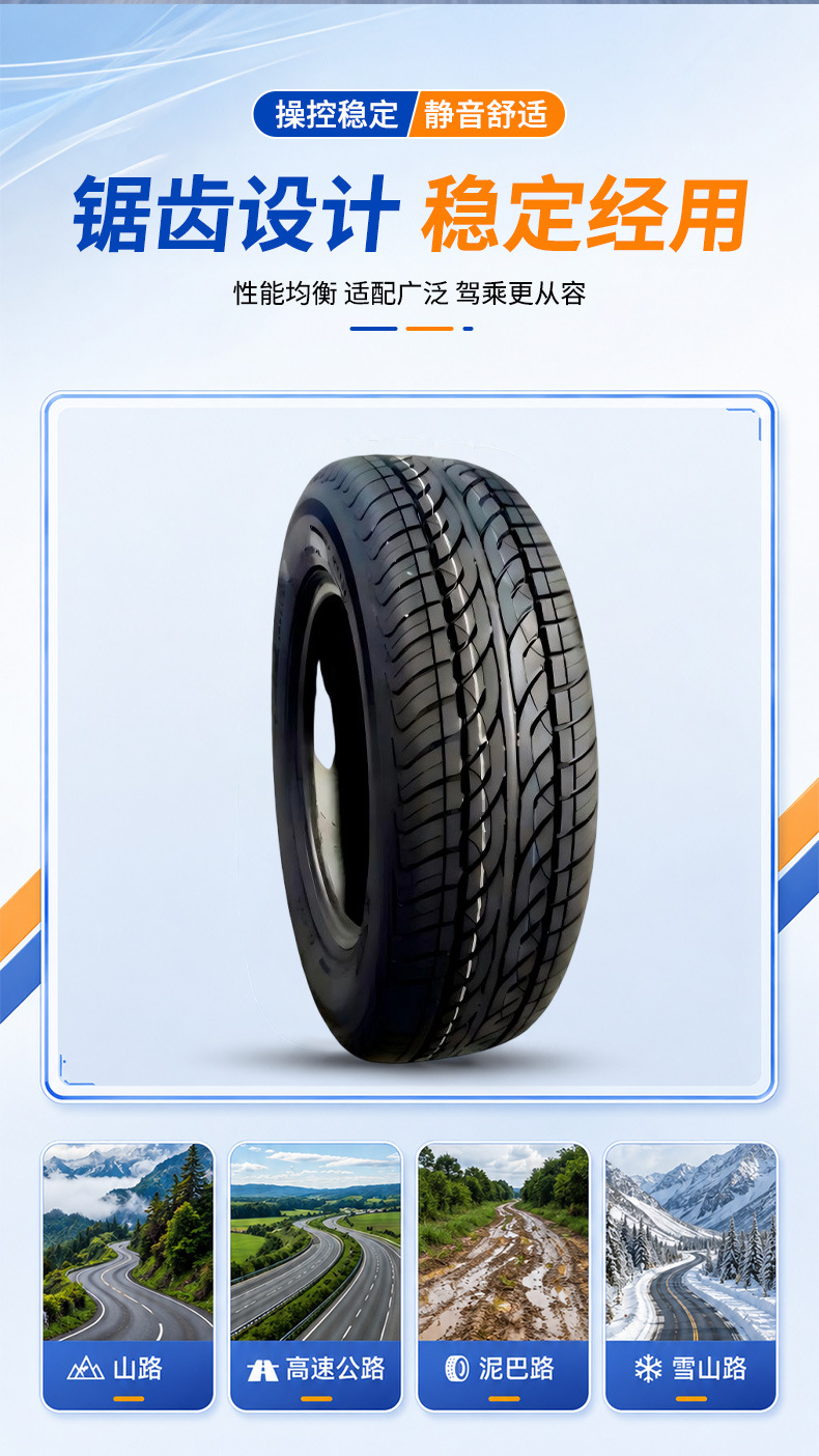 Lu Bao 15inch Car Vacuum Tires 185-255 for Sedans, Light Trucks, SUVs, On-Road and Off-Road Tires Wholesale Direct from Manufacturer