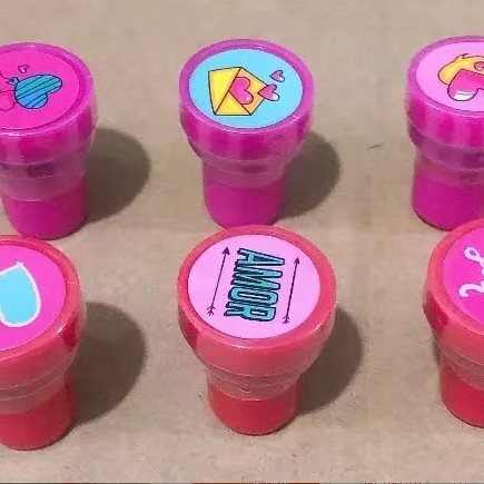 Sellos de juguete, sellos de regalo, sellos pequeños para el Día de San Valentín, artículos superventas transfronterizos para días festivos