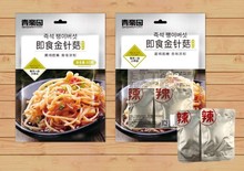 95g新品金針菇紅油脆筍魚豆腐杏鮑菇網紅休閑零食批發超市KTV