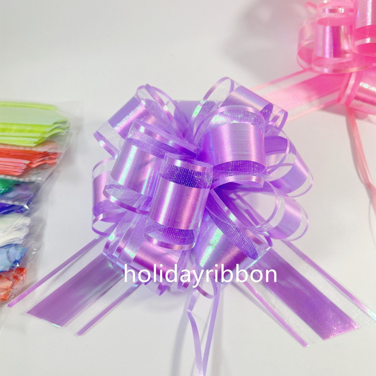 5cm de tela de nieve de color fantasía bola de flores de Navidad decoración de flores de boda un dibujo de forma de 8 secciones de flores de mano