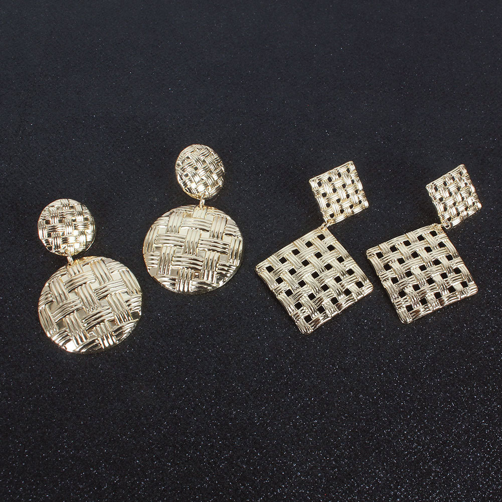 Retro Alloy Geometric Earrings display picture 6