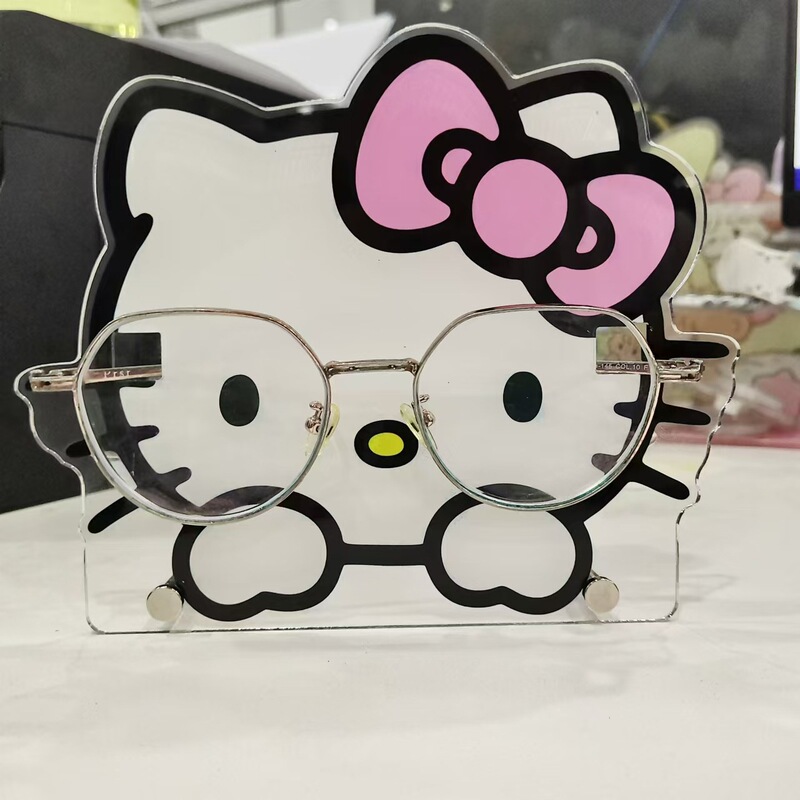 かわいいメガネスタンド、見栄えの良いアイディスプレイスタンド、デスクトップ装飾品|undefined