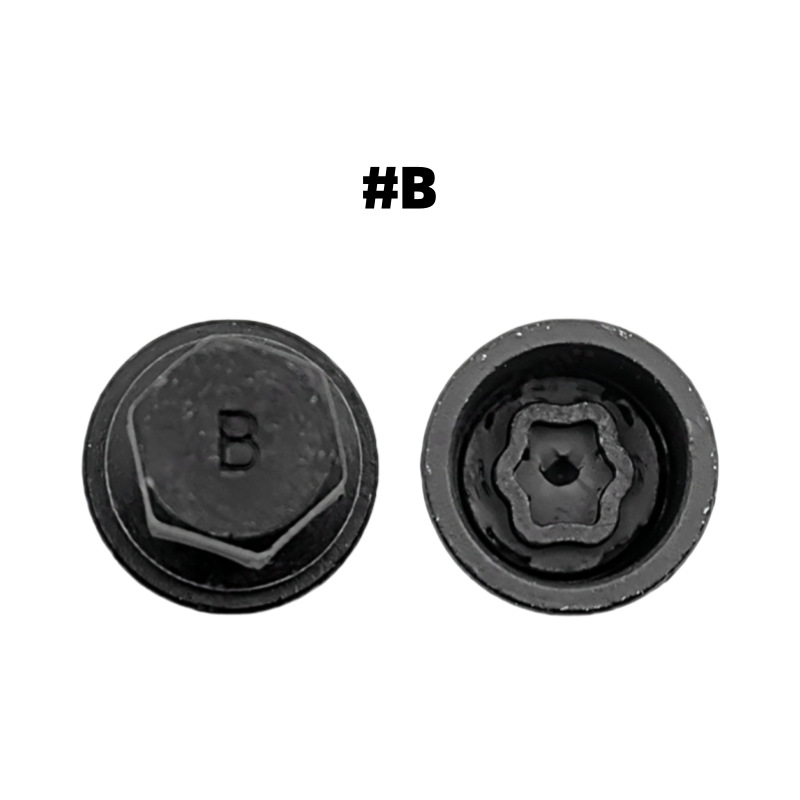 Suitable for Toyota Tire Anti-Theft Screw Socket Removal Tool Key for Sienna, Prado, Land Cruiser, Lexus