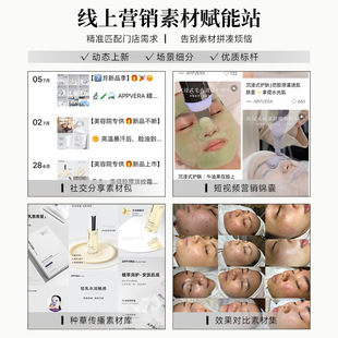 Cosmetic moisturizing set for skin care, smoothing milk, elite serum, for beauty salons, anti-wrinkle, full set 4