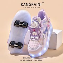 クロミホバーボード女の子用スケートシューズ子供用ライトシューズ2025春夏中型および大型子供用ホイールスケート女性用
