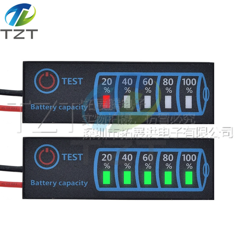 DC5-30V литиевая батарея/железо литий/свинцово-кислотная группа батареи Процент заряда батареи индикатор