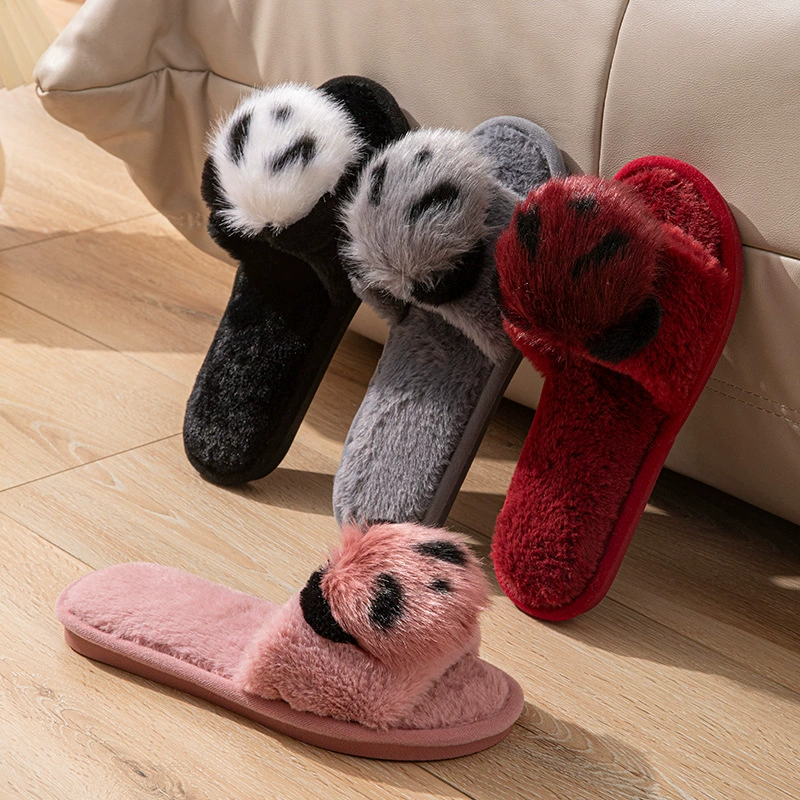 Panda волосатый мультфильм с открытыми пальцами