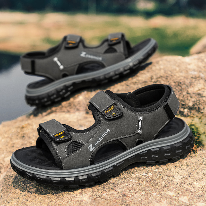 Sandalias para hombres verano 2024 nuevos zapatos de playa deportivos casuales para hombres sandalias gruesas