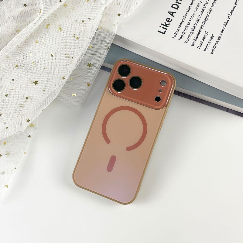 AG磨砂大视窗C形宽磁吸适用iPhone17promax手机壳苹果16Pro保护套|undefined